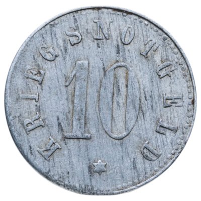 купить Германия (нотгельды) 10 пфеннигов 1919 "Город Цвизель"