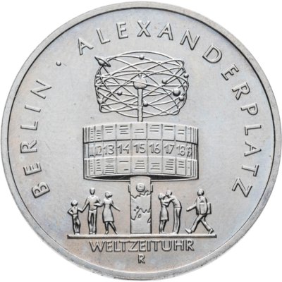 купить Германия (ГДР) 5 марок 1987 "750 лет Берлину – Александрплац"