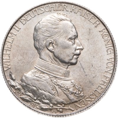 купить Германская империя (Пруссия) 2 марки 1913 "25 лет правления Вильгельма II"