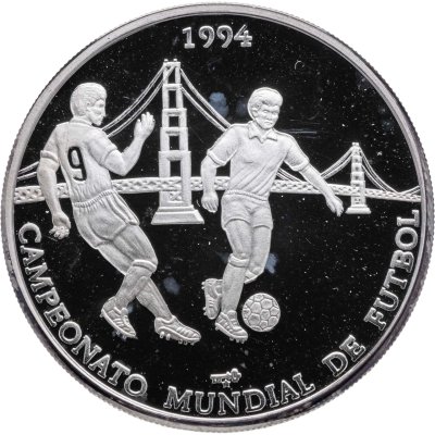 купить Куба 10 песо (pesos) 1994 Чемпионат мира по футболу 1994