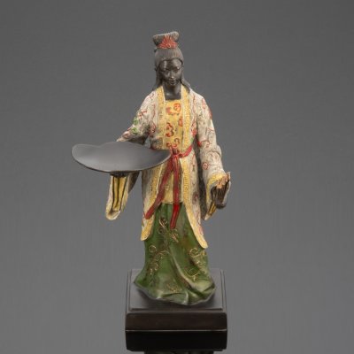 купить Подсвечник "Гейша", металл, роспись, Западная Европа, 2000-2010 гг.