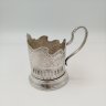 Купить Подстаканник "Советский космос", мНЦ (медь-никель-цинк), Кольчугинский завод цветных металлов, СССР, 1970-1980 гг.