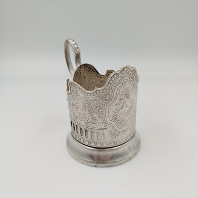 купить Подстаканник "Советский космос", мНЦ (медь-никель-цинк), Кольчугинский завод цветных металлов, СССР, 1970-1980 гг.