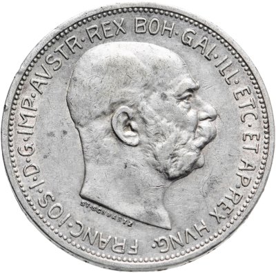Купить Австрия 2 кроны (corona) 1913