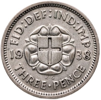 купить Великобритания 3 пенса (pence) 1938
