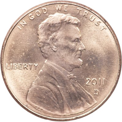 купить США 1 цент 2011 D [KM#468] "Lincoln Cent. Реверс щита"