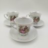 Купить Сервиз кофейный "Галантная сцена" на 6 персон (15 предметов), фарфор, деколь, люстр, золочение, Западная Европа, 1970-1990 гг.