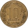 Купить Центральная Африка (BEAC) 10 франков 1975