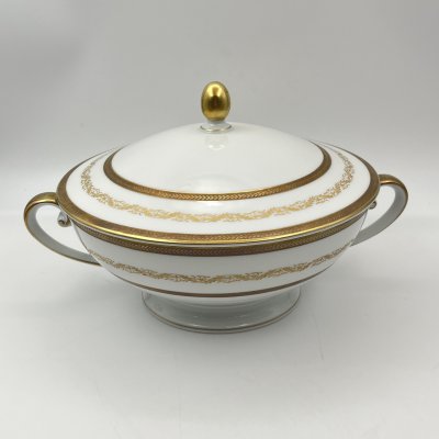 купить Супница/терина для горячих блюд с растительным декором, серия "Charleroi-Bruxelles", фарфор, золочение, Tirschenreuth, Германия, 1969-1990 гг.