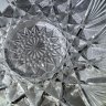 Купить Конфетница небольшого размера с геометрическим декором, стекло, алмазная грань, СССР, 1970-1990 гг.