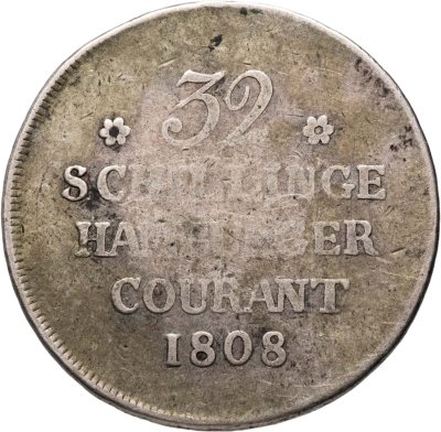 купить Германия, Гамбург 32 шиллинга 1808