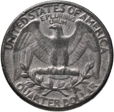 купить США 25 центов (квотер, 1/4 доллара, quarter dollar) 1965