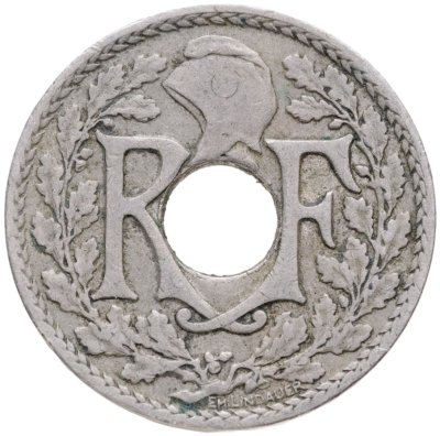 купить Франция 5 сантимов (centimes) 1918