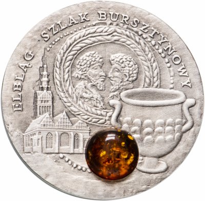 купить Остров Ниуэ 1 доллар 2009 «Янтарный путь-Эльблонг»