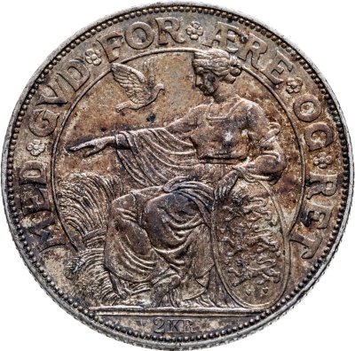 купить Дания 2 кроны (kroner) 1903 40 лет правления короля Кристиана IX