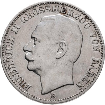 купить Германская империя, Баден 3 марки 1912 G