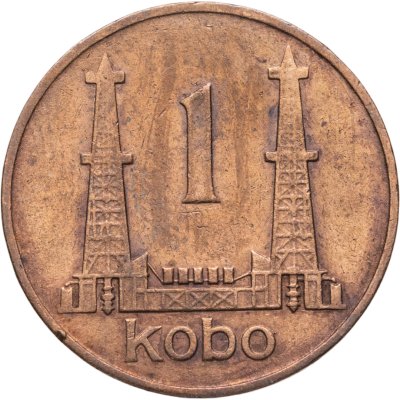 купить Нигерия 1 кобо (kobo) 1973