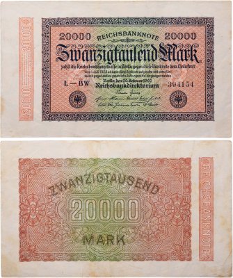 купить Германия 20000 марок 1923
