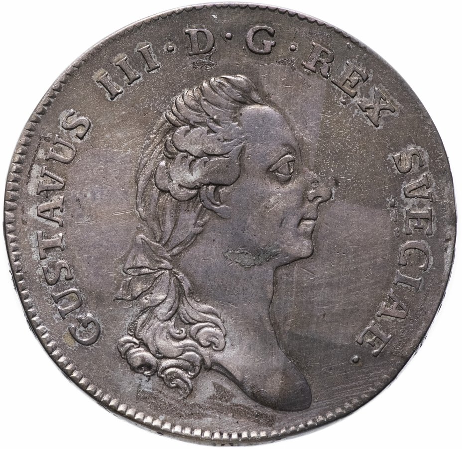 купить Швеция 1 риксдалер (riksdaler) 1788