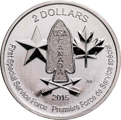 купить Канада 2 доллара (dollars) 2015 "Бригада дьявола"