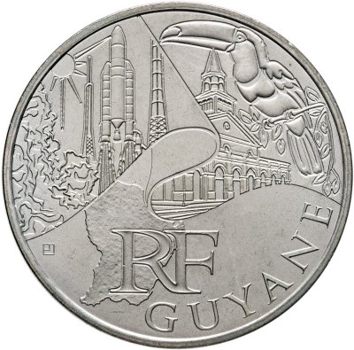 купить Франция 10 евро 2011 "Регионы Франции - Французская Гвиана"