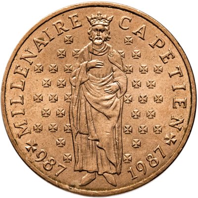 купить Франция 10 франков (francs) 1987 "Тысячелетие династии Капетингов"