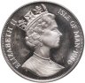 Купить Остров Мэн 1 крона 1986 "Чемпионат мира по футболу  1986 , Мексика/ отбор мяча, 2 игрока"