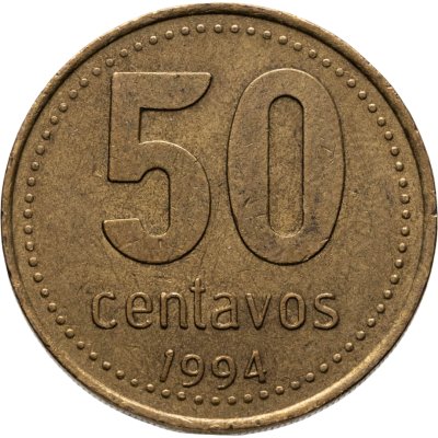 купить Аргентина 50 сентаво 1994