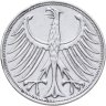 Купить Германия 5 марок (deutsche mark) 1951 F  знак монетного двора: "F" - Штутгарт