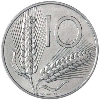 купить Италия 10 лир 1997