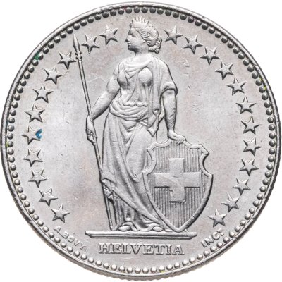 купить Швейцария 2 франка (francs) 2011
