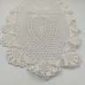 Купить Салфетка сервировочная с солярным декором, ткань, вязание крючком, СССР, 1930-1950 гг.