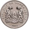 Купить Сьерра-Леоне 1 доллар (dollar) 2002 50 лет правлению Королевы Елизаветы II /Елизавета II, Принц Чарльз и Принцесса Анна