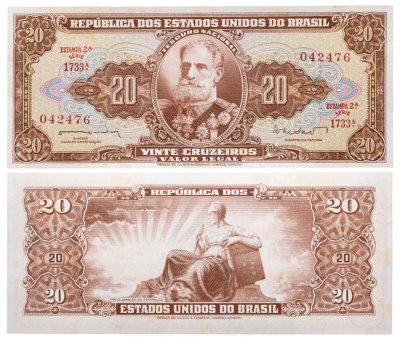 купить Бразилия 20 крузейро 1962 год. (Р-178(1)