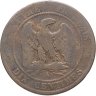 Купить Франция 10 сантимов (centimes) 1861 A  знак монетного двора: "A" - Париж