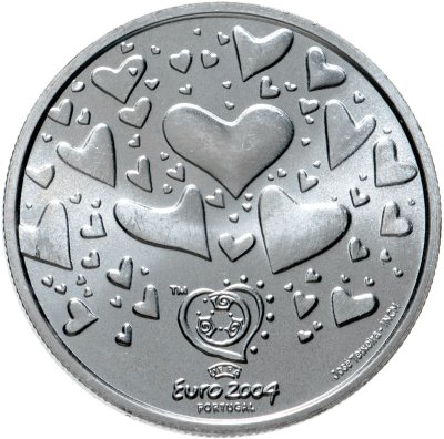 Купить Португалия 8 евро 2003 "Евро 2004, Ценности футбола - Страсть"