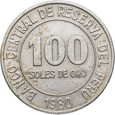 купить Перу 100 солей 1980