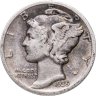 Купить США 10 центов (дайм) 1935 "Mercury Dime"