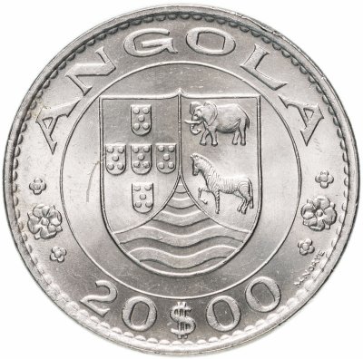Купить Ангола 20 эскудо 1971