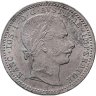Купить Австрия 1/4 флорина (florin) 1862 A  знак монетного двора "A" - Вена