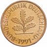 Купить Западная Германия (ФРГ) 2 пфеннига 1991