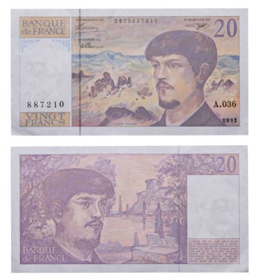 купить Франция 20 франков 1992 (Pick 151)