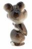 Купить Статуэтка "Олимпийский мишка", фарфор, аэрография, Ленинградский фарфоровый завод ("ЛФЗ"), скульптор П.П. Веселов, СССР, 1980 гг.