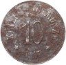 Купить Германия "Бергцаберн" 10 пфеннигов 1917 нотгельд