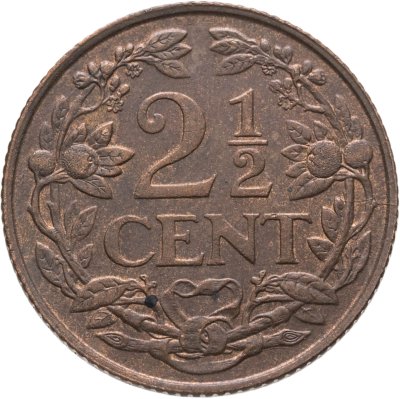 купить Нидерланды 2 1/2 цента (cent) 1941