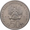Купить Польша 50 злотых 1981 "Военачальники Второй мировой войны - Владислав Сикорски"