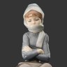 Купить Статуэтка "Девочка с утятами", фарфор, роспись, Lladro, Испания, 1974-1990 гг.