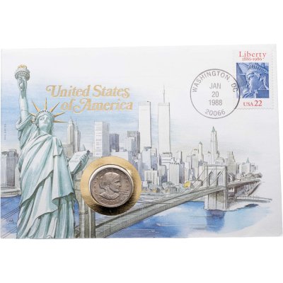 купить США 1 доллар (dollar) 1979 P "Сьюзен Энтони" в конверте с маркой