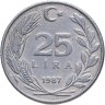 Купить Турция 25 лир (lira) 1987