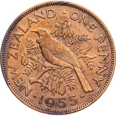 купить Новая Зеландия 1 пенни (penny) 1955